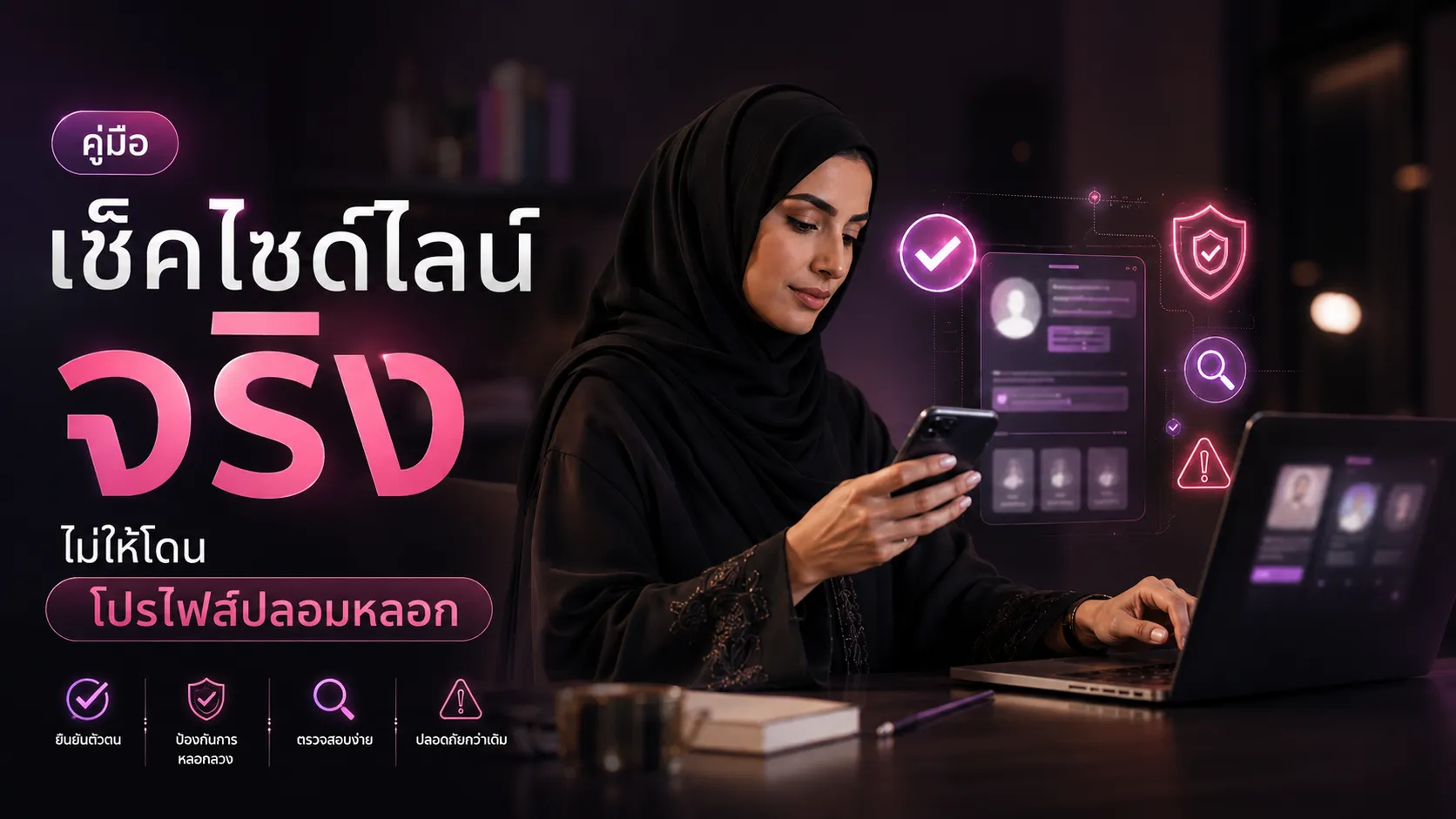 อัพเดทใหม่ ไซด์ไลน์ คู่มือเช็คไซด์ไลน์จริง ไม่ให้โดนรูปปลอม โปรไฟล์ปลอม หรือโอนแล้วหาย